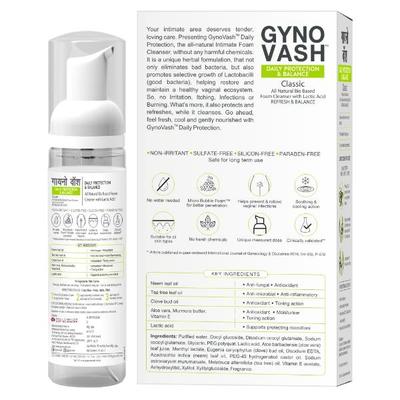 Millennium Lyf Sciences Gynovash Daily Protection & Balance Foam Wash 70 ml - Pure Herbs