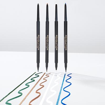 Makeup Revolution Felt & Kohl Eyeliner White 0.33gm 1's - Eyeliners