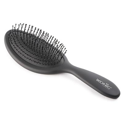 Ikonic No Knot Oval Brush - Black 1's - Hair Brushes