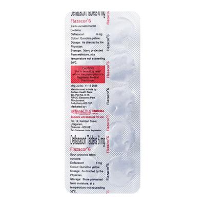 Flazacor 6mg Tablet 10'S - Hormonal Therapy-Imm