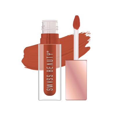 Swiss Beauty Hold Me Matte Liquid Lipstick (Dangemously Coral) 4.5 ml - Liquid Lipsticks