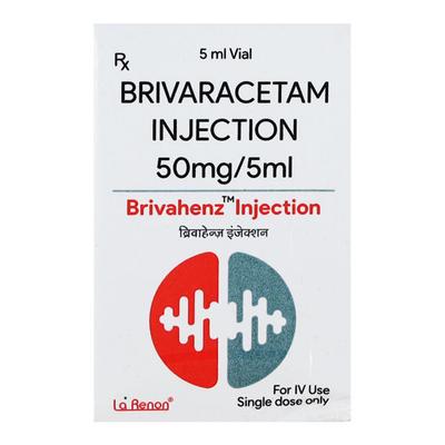 BRIVAHENZ 50mg Injection 5ml - Epilepsy/Convulsion-Ant