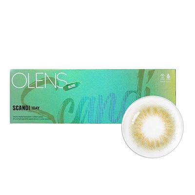 O-Lens Scandi 1Day Coloured Contact Lenses - Scandi Olive ( 0.00 ) 1's - Eyecare Lenses