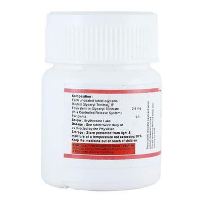 CADITRIL 2.6 Tablet 30's - Angina
