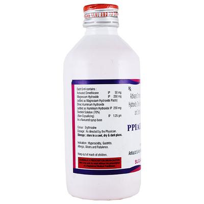 PPIAID SUGAR FREE GEL Liquid 170ml - Ulcer/Reflux/Flatulence-Aaa