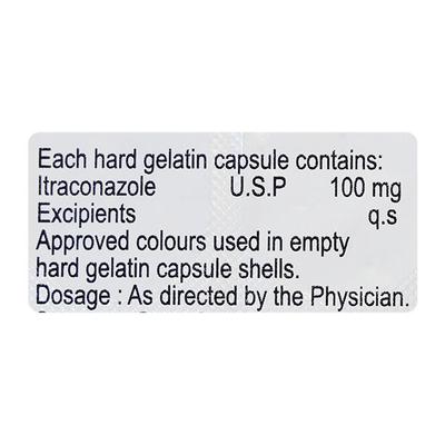 ITRAKON 100mg Capsule 10's - Fungal Infections-Anf