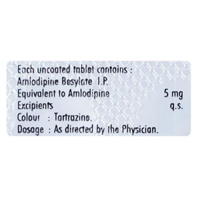 AMLOHEART 5 Tablet 10's - Hypertension-Cal