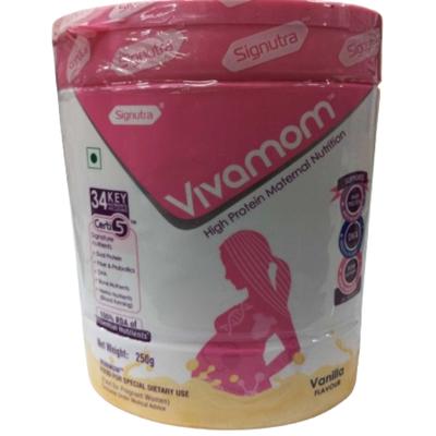 Vivamom High Protein Maternal Nutrition Supplement Powder Refill - Vanilla Flavour (Jar) 250 g - Nutritional Supplements