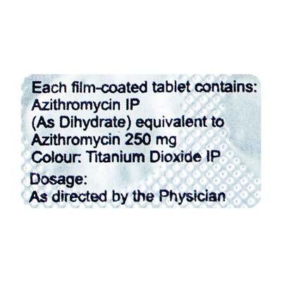 AZIBACT 250mg Tablet 10's - Bacterial Infections-Mac