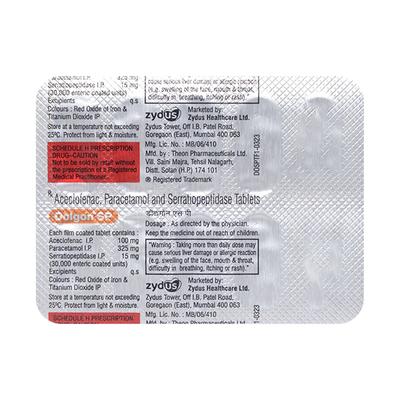 DOLGON SP Tablet 10's - Pain relief-Nsa