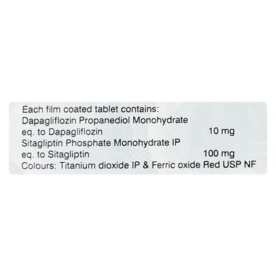 SITAGLYN D 100/10 Tablet 10's - Diabetes-Ant