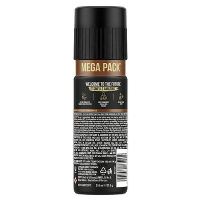 Axe Dark Temptation Long Lasting Deodorant Bodyspray For Men 215 ml - Men Deodorants/Roll-Ons