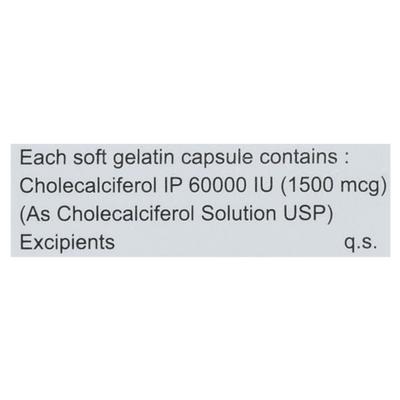 SOLIS D3 60000 Capsule 4's - Supplements-Vam