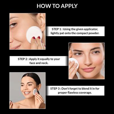 Star's Cosmetics Photo Fix Matte Finish 2 In 1 Powder + Foundation, High Coverage (Crimson) 9 gm - Compact Powder