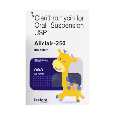 ALICLAIR 250 Dry Syrup 30ml - Bacterial Infections-Mac