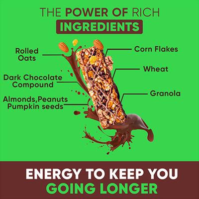 Fitspire Fit Nutrition Energy Bar Quinoa Almond 35 gm - Nutritional Bars