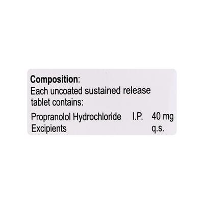 MIBETA SR 40 Tablet 15's - Hypertension-Bet