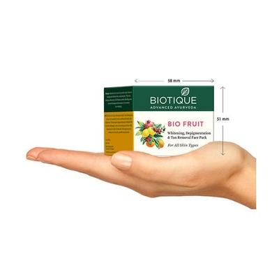 Biotique Bio Fruit Whitening, Depigmentation & Tan Removal Face Pack 75 gm - Face Packs