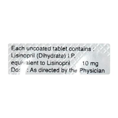 Listril 10mg Tablet 15'S - Hypertension-ACE