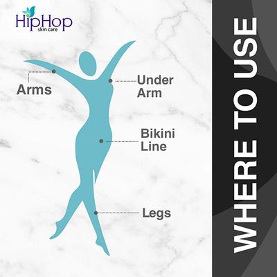 HipHop Hair Removal Cream with Charcoal - Sensitive Skin 25 gm - Shaving & Hair Removal
