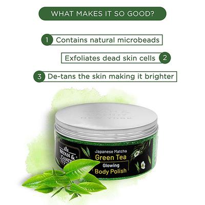 Bryan & Candy Green Tea Polish 200 gm - Scrubs & Exfoliants