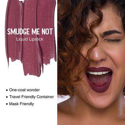 SUGAR Cosmetics Smudge Me Not Liquid Lipstick - 27 Brown Crown (Plum Brown) 4.5 ml - Liquid Lipsticks