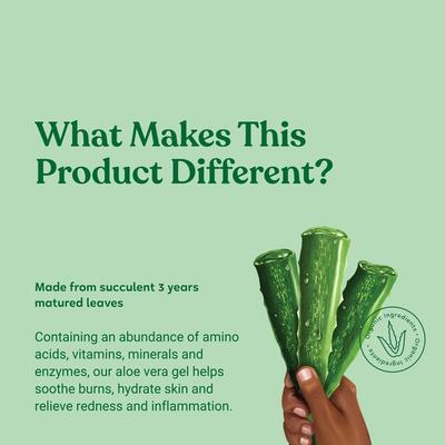 Kapiva Pure Aloe Vera Hydrating Gel 500 gm - Face Gels