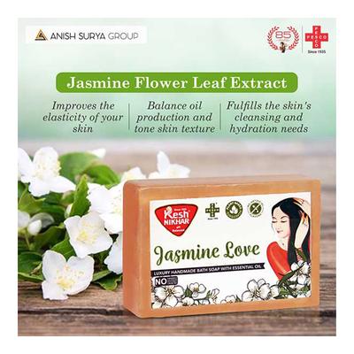 Kesh Nikhar Soap - Jasmine Love (Pack of 4 x 125 gm) - Soaps
