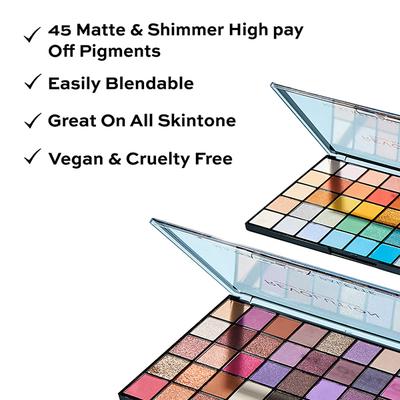 Makeup Revolution Maxi Reloaded Palette Colour Wave 60.75 gm - Eye Shadow Palettes
