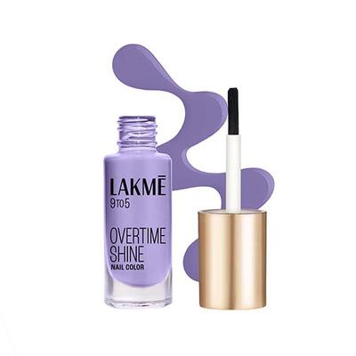 Lakme 9To5 P+G Nail Lush Lavender 6 ml - Nail Polish