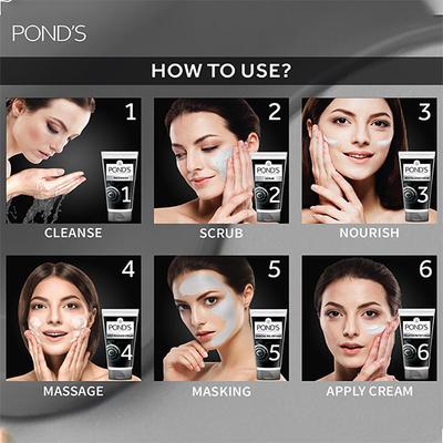 Ponds Vitamin Skin Brightening Home Facial Kit 80 gm - Facial Kits