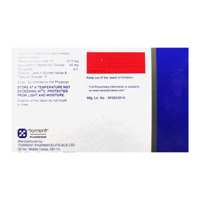 METOCARD XL 50 Tablet 15's - Hypertension-Bet