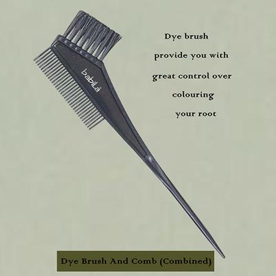 Babila Dye Brush & Comb (Combined) 1's - Hair Brushes