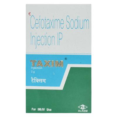 TAXIM 2gm Injection 1's - Bacterial Infections-Cep