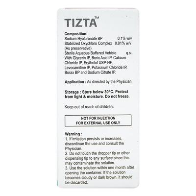 TIZTA Eye Drops 5ml - Dry Eye-Olt