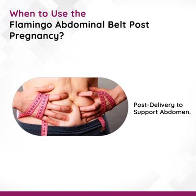Flamingo Abdominal Belt Post Pregnancy (OC2520) (L) 1's - Back/Abdomen Supports