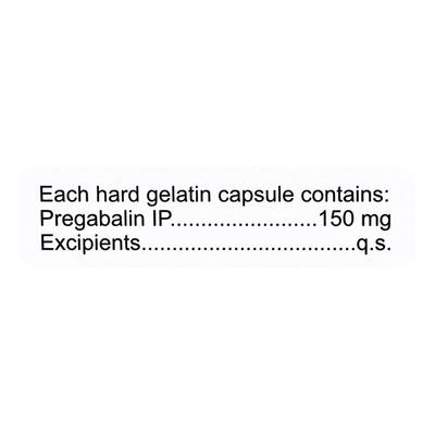 Neurokem 150mg Capsule 10'S - Neuropathic Pain-Dru