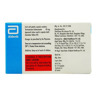 AQUAVIRON 40 Capsule 10's - Hormonal Therapy-Oes