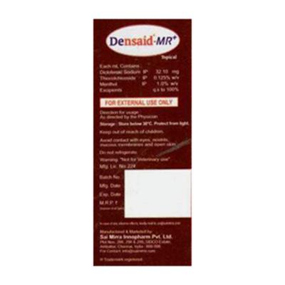 DENSAID MR+ TOPICAL Roll On 40ml - Pain relief-Nsa