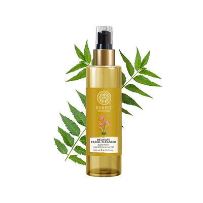 forest Essentials Delicate Facial Cleanser Kashmiri Saffron & Neem Face Wash 130ml - Face Wash & Cleansers