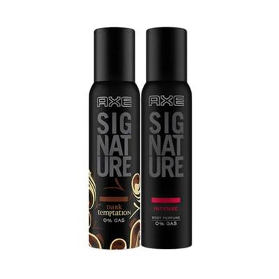 Axe Signature Dark Temptation And Intense Deo Bodyspray Perfume For Men (Pack Of 2) 308 ml - Men Deodorants/Roll-Ons