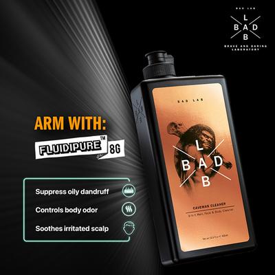 Bad Lab Caveman Cleaner 3-in-1 Hair, Face, Body Shampoo 400 ml - Shower Gels & Body Wash