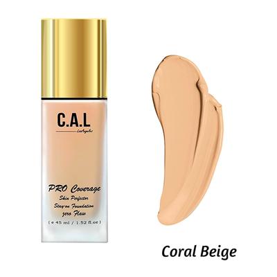 CAL Losangeles Pro Coverage Skin Perfector Stay On Foundation Coral Beige 45 ml - Foundation