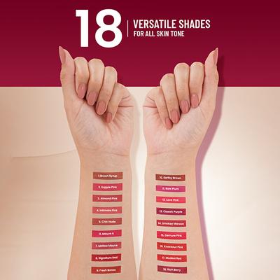 Swiss Beauty Stay On Matte Liquid Lipstick-Classic Purple 2 gm - Liquid Lipsticks