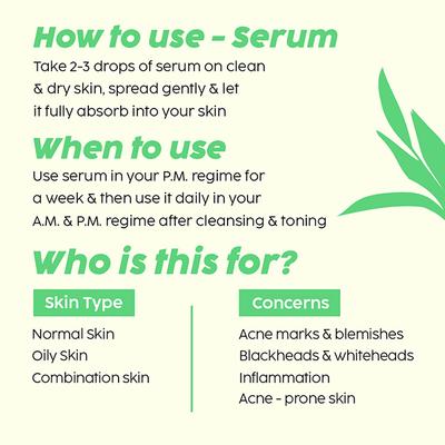 Plix The Plant Fix 10% Niacinamide Jamun Face Serum For Acne Marks & Scars For Unisex 30 ml - Face Serum