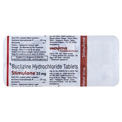 STIMULONE 25mg Tablet 10's - Allergies-Ant
