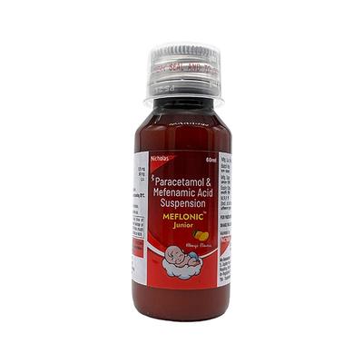 MEFLONIC JUNIOR MANGO FLAVOUR Suspension 60ml - Pain relief-Nsa