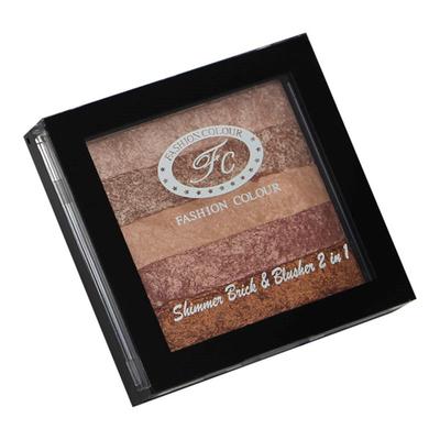 Fashion Colour Shimmer Brick And Blusher, Shade 02 8 gm - Blushes