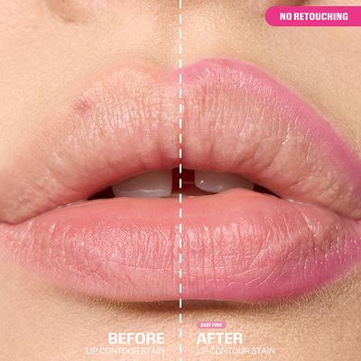 HUDA BEAUTY Lip Contour Stain Baby Pink 1 ml - Lip Stains & Tints