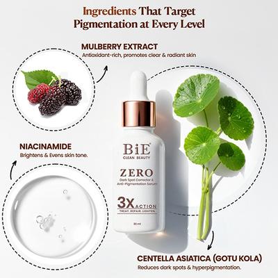 Bie - Beauty In Everything Zero Dark Spot Corrector & Anti-Pigmentation Serum 30 ml - Face Serum